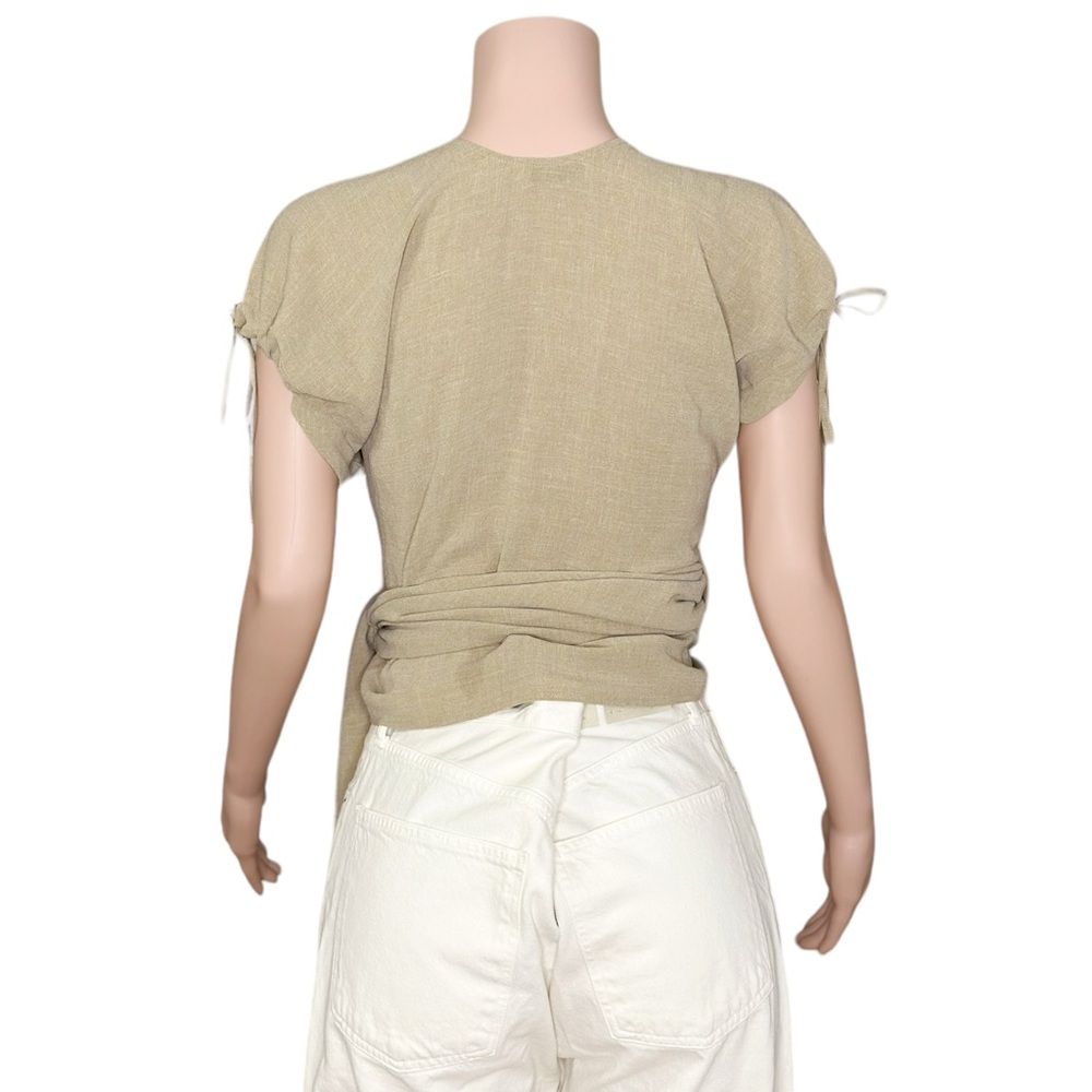 RODEBJER Auren Wrap Top, Raw Clay, Large - Picture 7 of 10